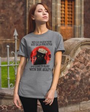 Hello Darkness My Old Friend Classic T-Shirt apparel-classic-tshirt-lifestyle-06