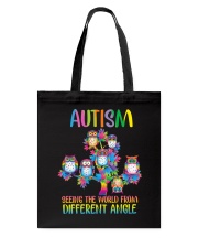 Autism Seeing The World Tote Bag tile