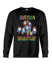 Autism Seeing The World Crewneck Sweatshirt tile