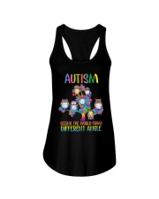 Autism Seeing The World Ladies Flowy Tank tile