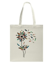 Dandelion Native American Feathers Tote Bag tile