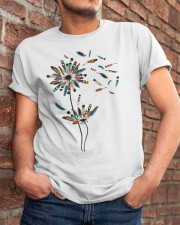 Dandelion Native American Feathers Classic T-Shirt apparel-classic-tshirt-lifestyle-26