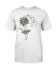 Dandelion Native American Feathers Classic T-Shirt front