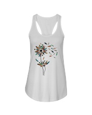 Dandelion Native American Feathers Ladies Flowy Tank tile