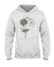 Dandelion Native American Feathers Hooded Sweatshirt tile