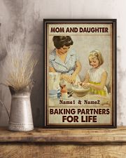 Mom And Daughter Baking Partners For Life 11x17 Poster lifestyle-poster-3