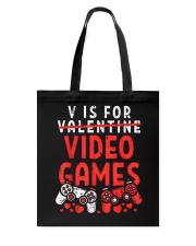 V For Video Tote Bag tile