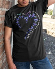I Wear Teal And Purple For Someone I Miss Classic T-Shirt apparel-classic-tshirt-lifestyle-27
