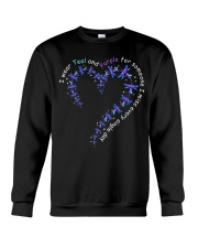 I Wear Teal And Purple For Someone I Miss Crewneck Sweatshirt tile
