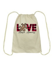 Love Someone With Autism Valentine Drawstring Bag tile