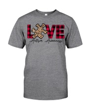 Love Someone With Autism Valentine Classic T-Shirt front