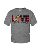 Love Someone With Autism Valentine Youth T-Shirt tile