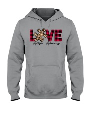 Love Someone With Autism Valentine Hooded Sweatshirt tile