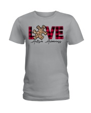 Love Someone With Autism Valentine Ladies T-Shirt tile