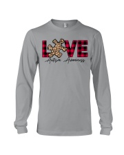 Love Someone With Autism Valentine Long Sleeve Tee tile