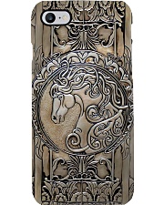 Love Horse Metal Pattern Print Phone Case i-phone-8-case