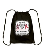 In May We Wear Red For Stroke Awareness Drawstring Bag tile