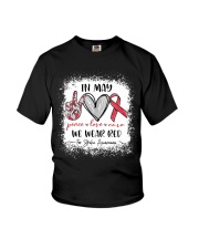 In May We Wear Red For Stroke Awareness Youth T-Shirt tile