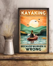 Kayaking Because 11x17 Poster lifestyle-poster-3