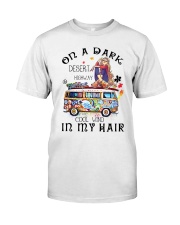 On a dark desert Classic T-Shirt front