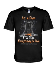 It's Fine V-Neck T-Shirt tile
