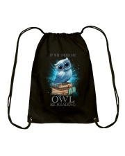 Owl be reading Drawstring Bag tile