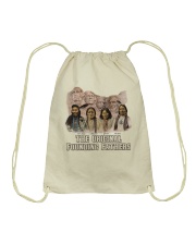 No one is illegal Drawstring Bag tile