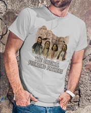 No one is illegal Classic T-Shirt lifestyle-mens-crewneck-front-4