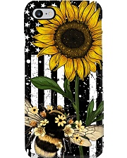 Bee And Sunflower Phone Case i-phone-8-case