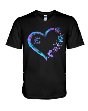 Lab Tech Heart V-Neck T-Shirt tile
