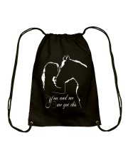 You and me we got this Drawstring Bag tile