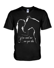 You and me we got this V-Neck T-Shirt tile
