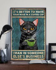 It's Better To Have Your Nose In A Coffee Cup 11x17 Poster lifestyle-poster-2