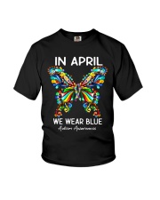 In April We Wear Blue Youth T-Shirt tile