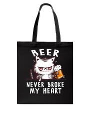 Beer Never Broke My Heart Valentine Tote Bag tile