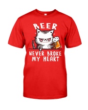 Beer Never Broke My Heart Valentine Classic T-Shirt front