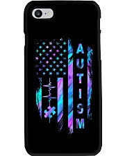 Autism awareness American flag Phone Case tile