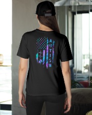 Autism awareness American flag Ladies T-Shirt apparel-ladies-t-shirt-lifestyle-back-08