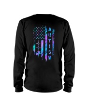 Autism awareness American flag Long Sleeve Tee tile