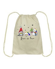 Love Is Love Drawstring Bag tile