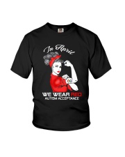 In April We Wear Red Youth T-Shirt tile