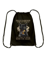 Hello Darkness My Old Friend Drawstring Bag tile