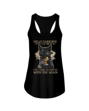 Hello Darkness My Old Friend Ladies Flowy Tank tile