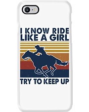 Ride like a girl Phone Case tile