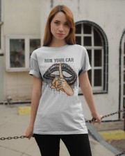 Run Your Car Not Your Mouth Classic T-Shirt apparel-classic-tshirt-lifestyle-19