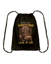 Better To Be A Wolf Of Odin Drawstring Bag tile