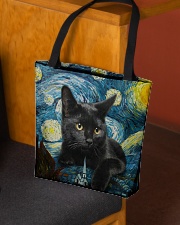 Black cat starry night All-over Tote aos-all-over-tote-lifestyle-front-02