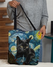 Black cat starry night All-over Tote aos-all-over-tote-lifestyle-front-10
