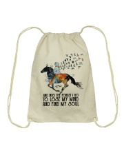 And into the forest I go to lose my mind Drawstring Bag tile
