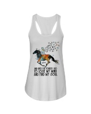 And into the forest I go to lose my mind Ladies Flowy Tank tile